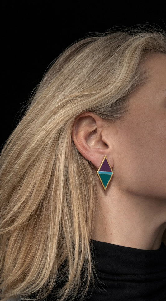 Rothko Lavanda Earrings