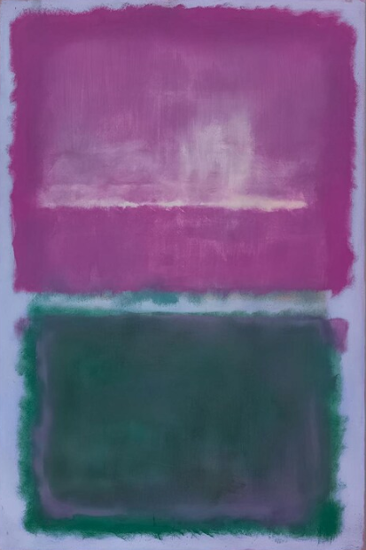 Earrings inspired by Mark Rothko’s chromatic fields