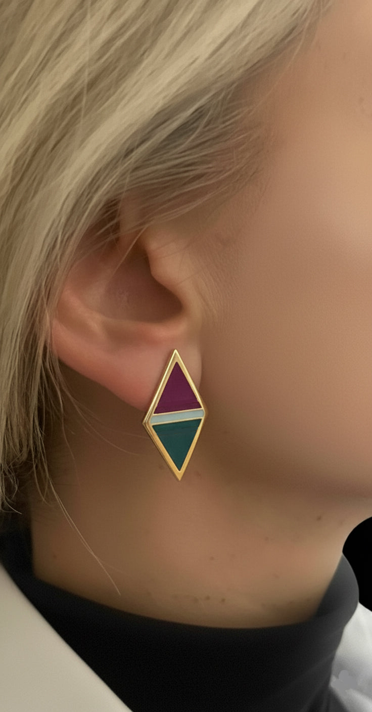 Rothko Lavanda Earrings